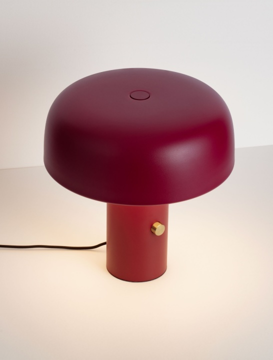 Lampa de masa Noelia Bordeaux Ø30 x H 31 cm - Img 5