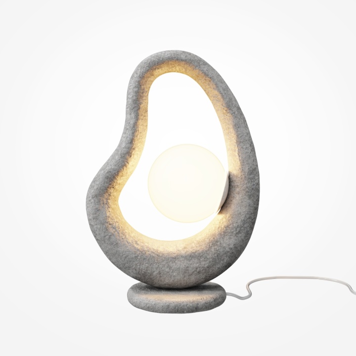 Lampă de masă Opus L 15 x l 26.5 cm G9 - Gri - Img 6