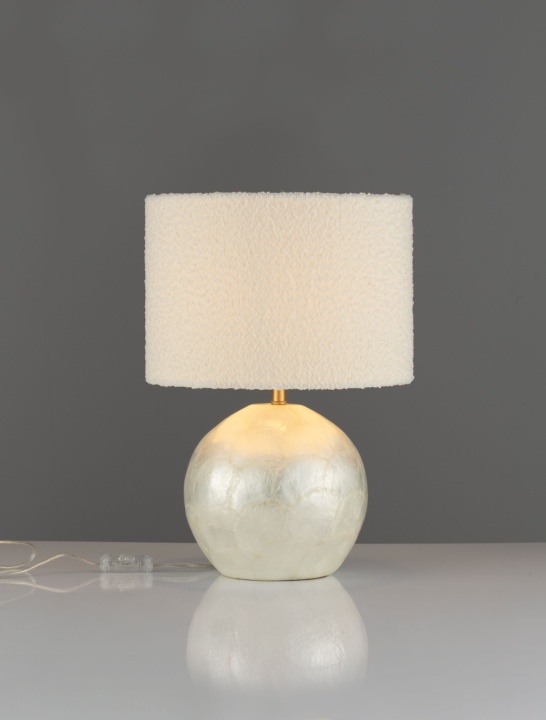 Lampa de masa Ora Alb Ø30 x H 43 cm - Img 4