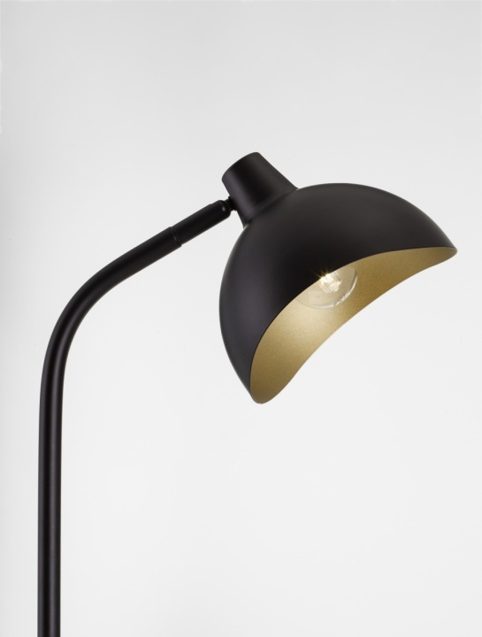 Lampadar Geti Negru / Auriu Ø22 x H 150 cm - Img 5