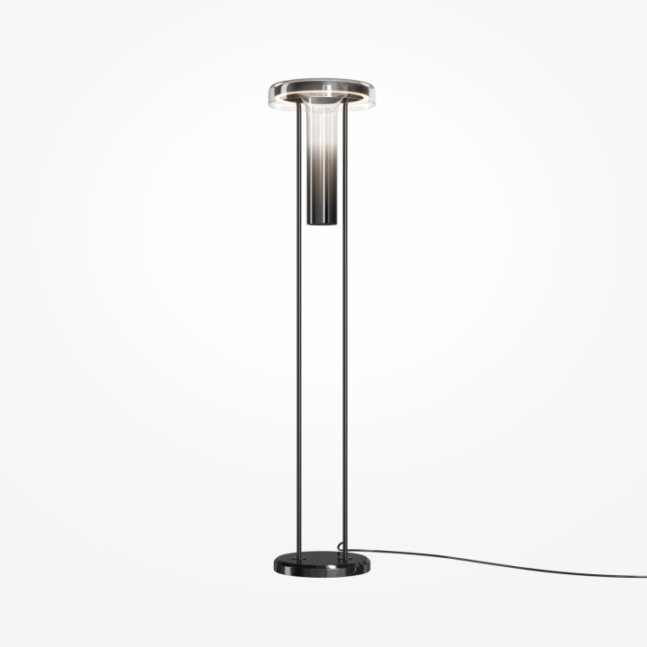 Lampadar Ikebana H 125 cm 3000K - Negru - Img 3
