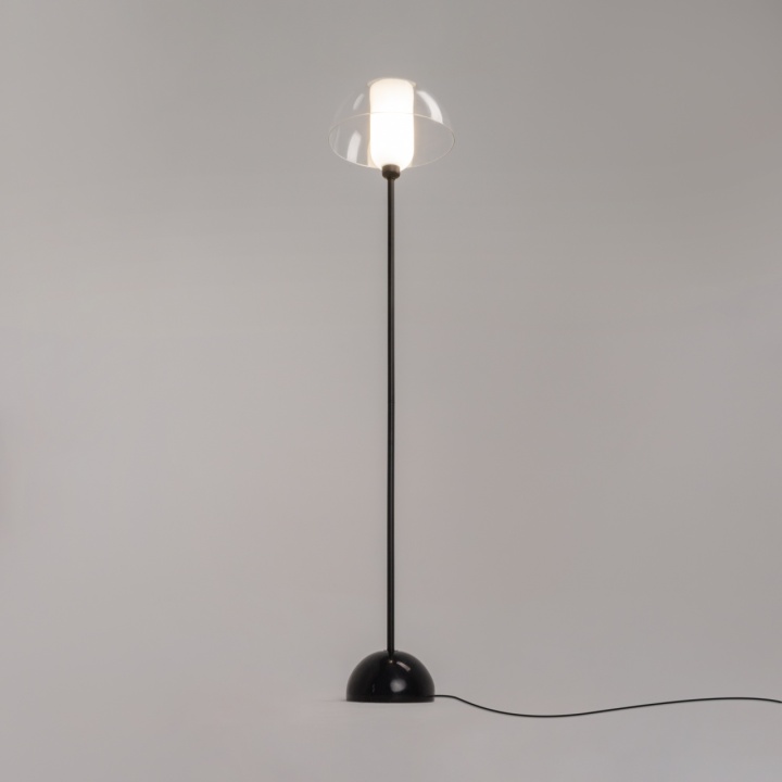 Lampadar Memory H 139 cm E14 - Negru - Img 2