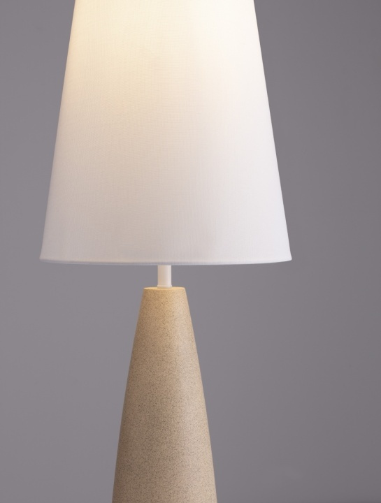Lampadar Mizu Cream / Alb Ø30 x H 130 cm - Img 5