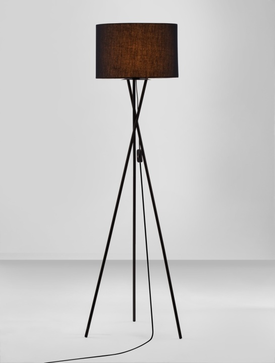 Lampadar Retro Negru Ø44 x H 145 cm - Img 4