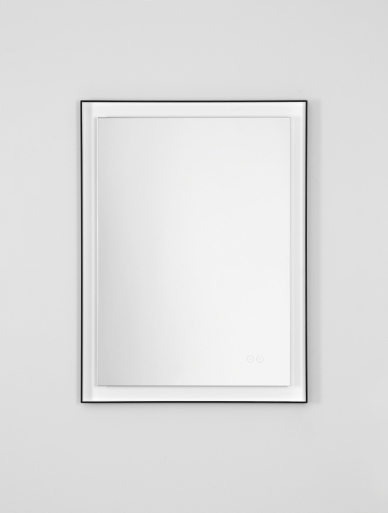Oglinda cu iluminare Ural Negru / Alb 80 x 3,5 x 60 cm - Img 3