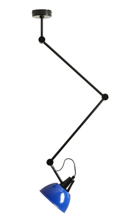 Pendul Aida 17 cm 1xE27 - Albastru cobalt - Img 2
