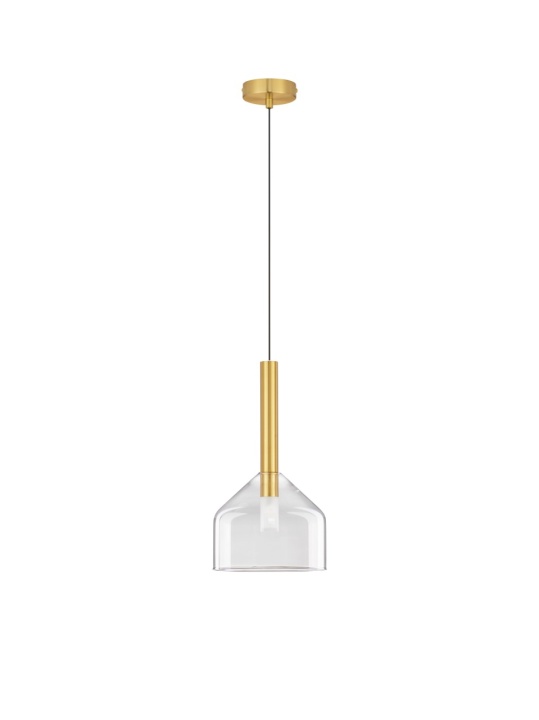 Pendul Amelia Transparent / Auriu Ø20 x H 191 cm - Img 2