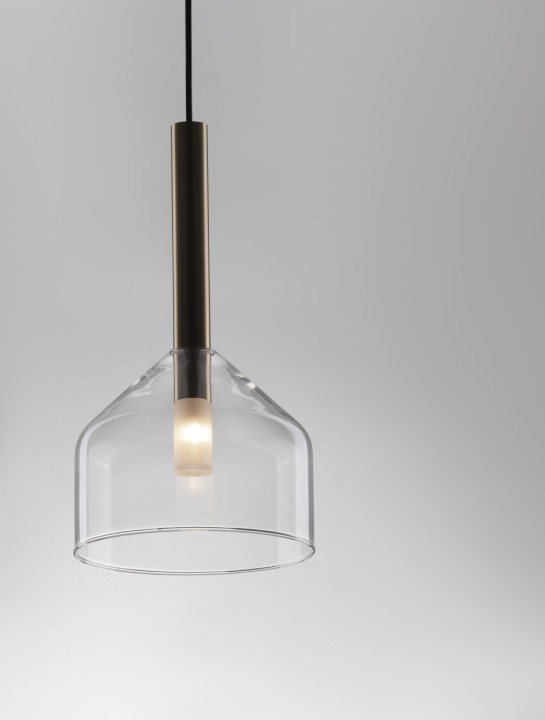 Pendul Amelia Transparent / Auriu Ø20 x H 191 cm - Img 5
