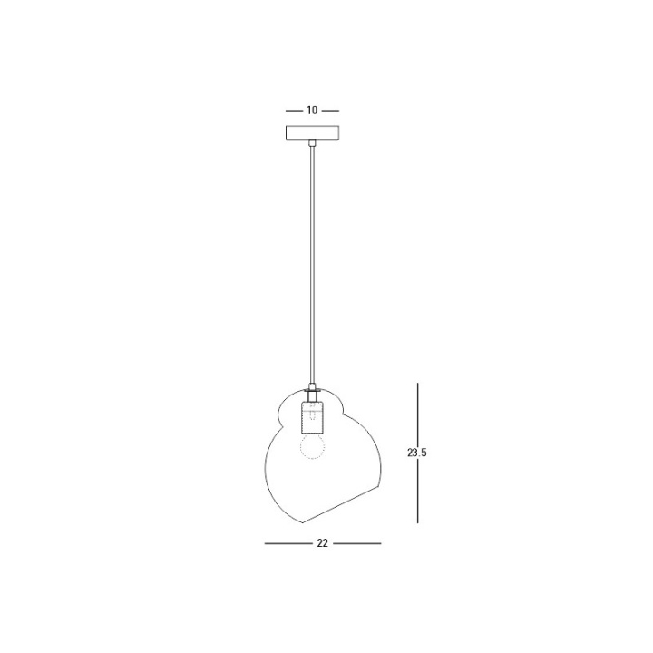 Pendul Aurea 1ΧΕ27 - Alb - Img 4