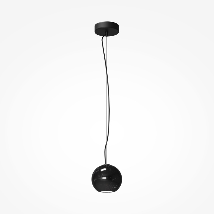 Pendul Basic Texture Ø 12 cm GU10 - Negru - Img 3