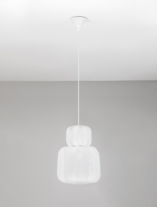Pendul Delina Alb Ø28 x H 240 cm - Img 3