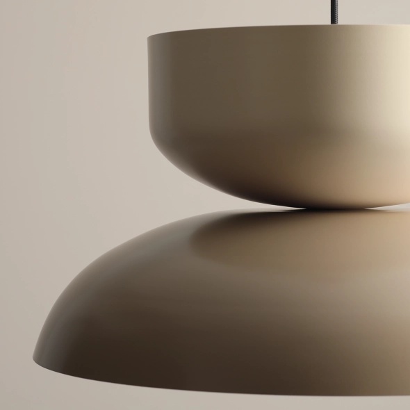 Pendul Elo 47 cm 1xE27 - Crem - Img 2