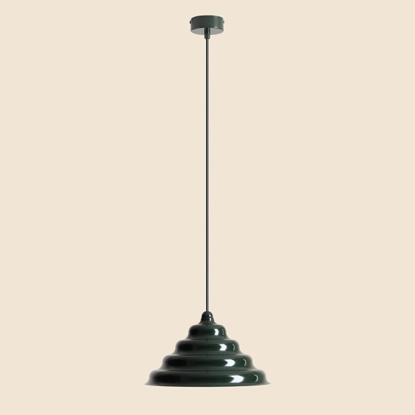 Pendul Fala 29 cm 1xG9 - Verde - Img 3
