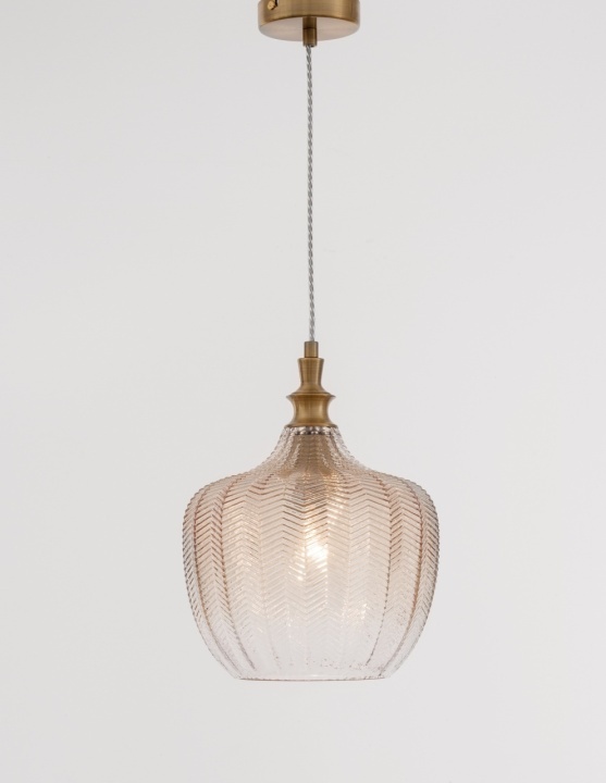 Pendul Loni Gradient Champagne / Negru Ø24 x H 120 cm - Img 4