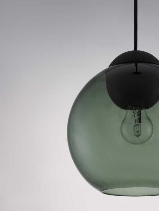 Pendul Midori Dark Green / Negru Ø24 x H 184 cm - Img 4