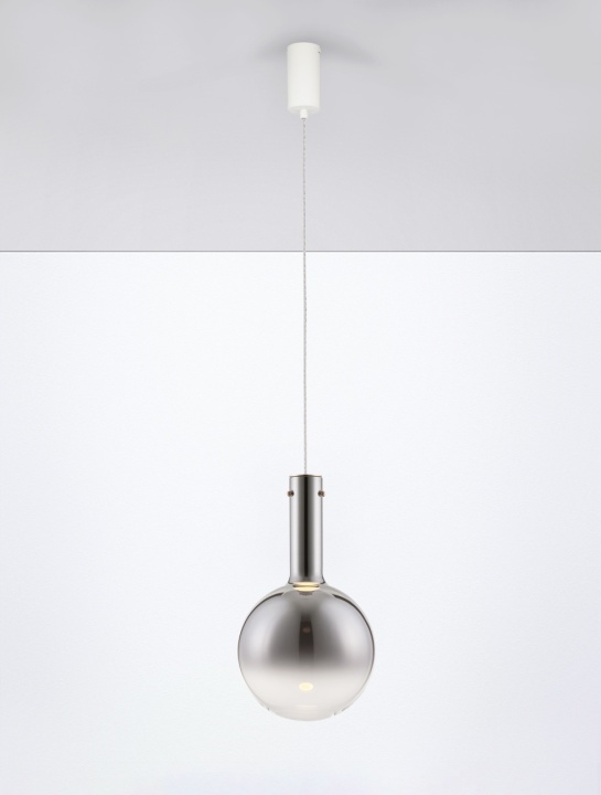 Pendul Nostos Gradient Smokey / Alb / Auriu Ø25 x H 170 cm - Img 4