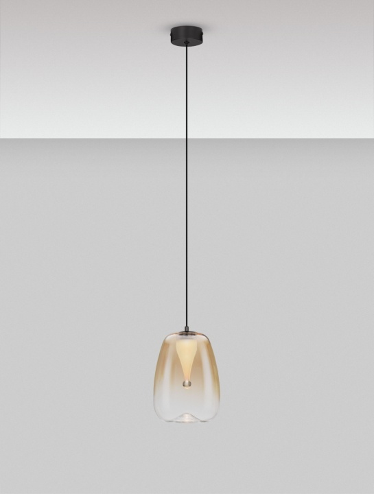 Pendul Oblo Chihlimbar / Negru Ø16 x H 227 cm - Img 4