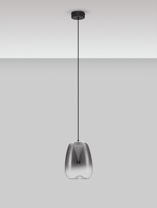 Pendul Oblo Gri / Negru Ø16 x H 227 cm - Img 3