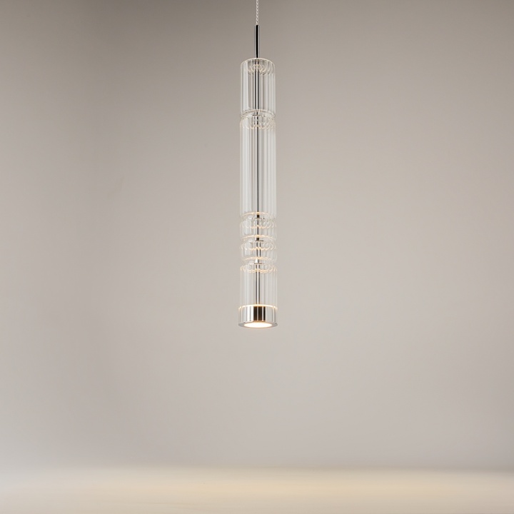 Pendul Ordo Ø 8 cm 3000K - Crom - Img 4