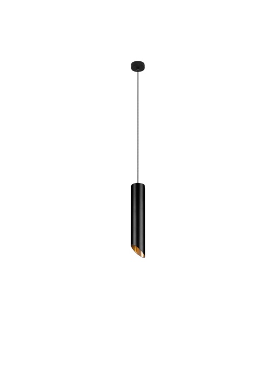 Pendul Pero Negru / Auriu Ø6 x H 150 cm - Img 2