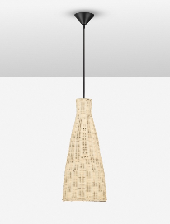 Pendul Rielo Natural / Negru Ø19,5 x H 243 cm - Img 2