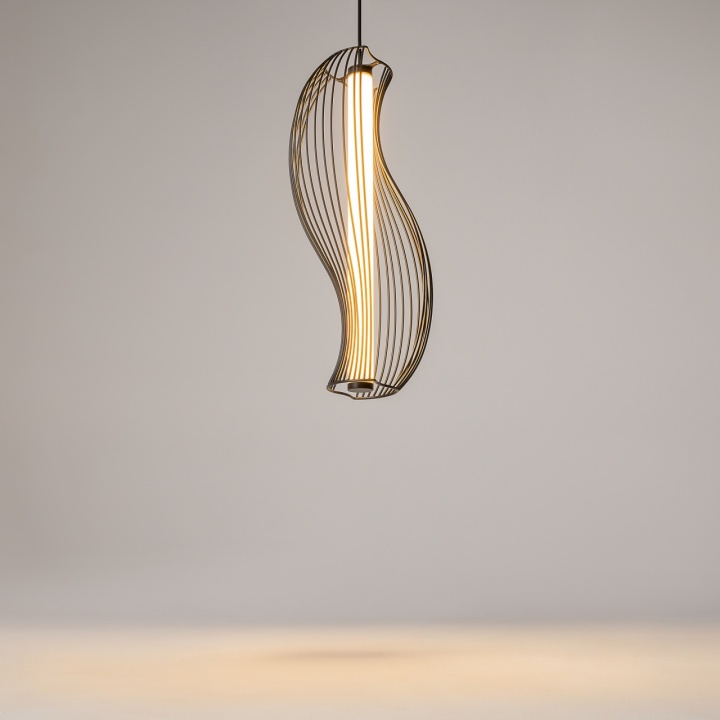 Pendul Shadows of the past L 17 x l 21 cm 3000K - Negru - Img 4
