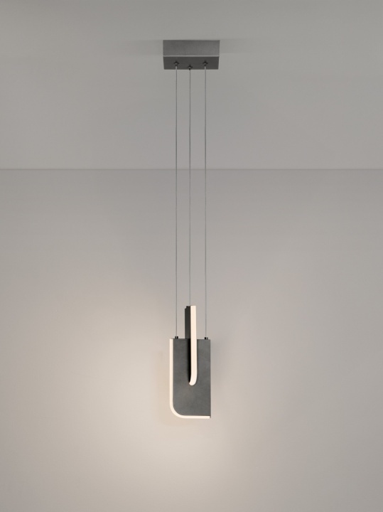 Pendul Totem Argintiu / Gri 15 x 15 x 200 cm - Img 4