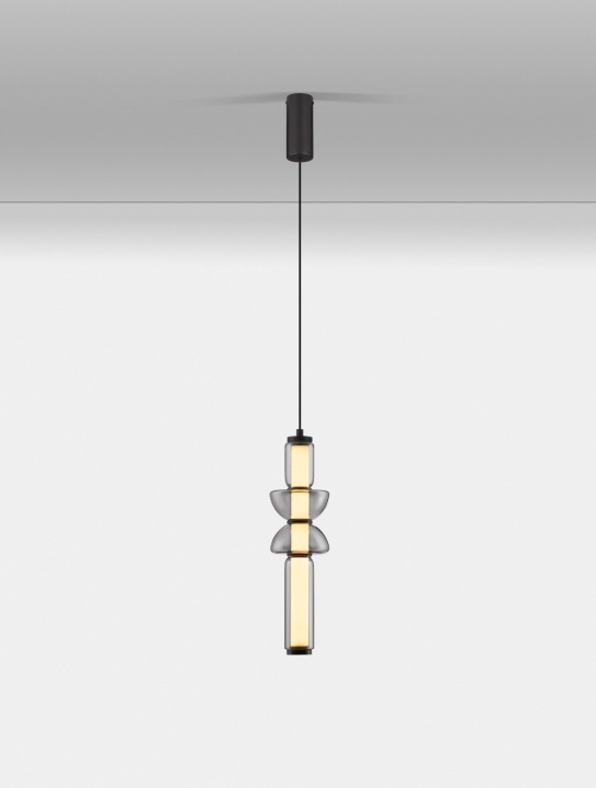 Pendul Ulon Gri / Negru Ø12 x H 260 cm - Img 4