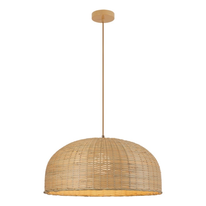 Pendul Valen 1xE27 - Maro, Beige, Natural - Img 2