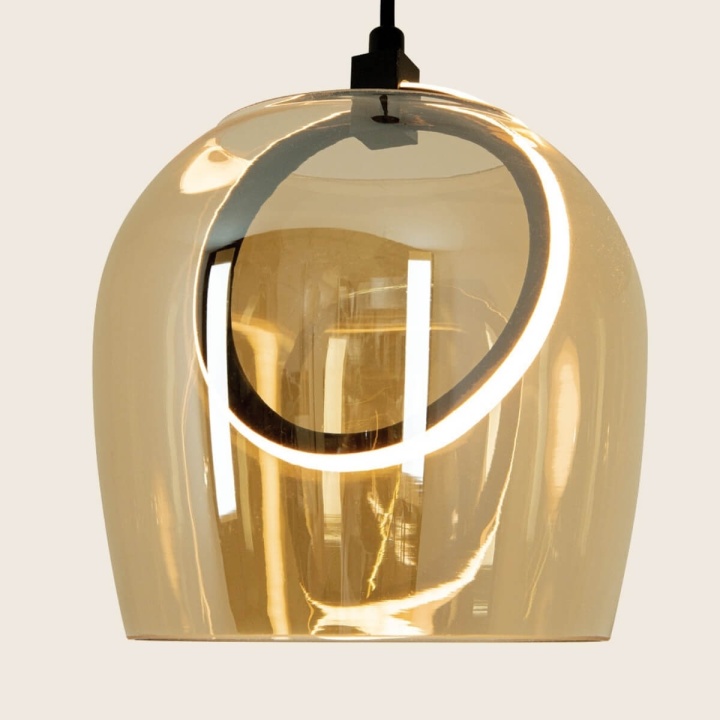 Pendul Vetro Anello LED 3000K - Gold Matt - Img 4