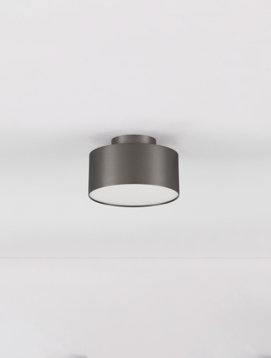 Plafoniera Οζεν Nikel / Negru Ø14 x H 8,8 cm - Img 3