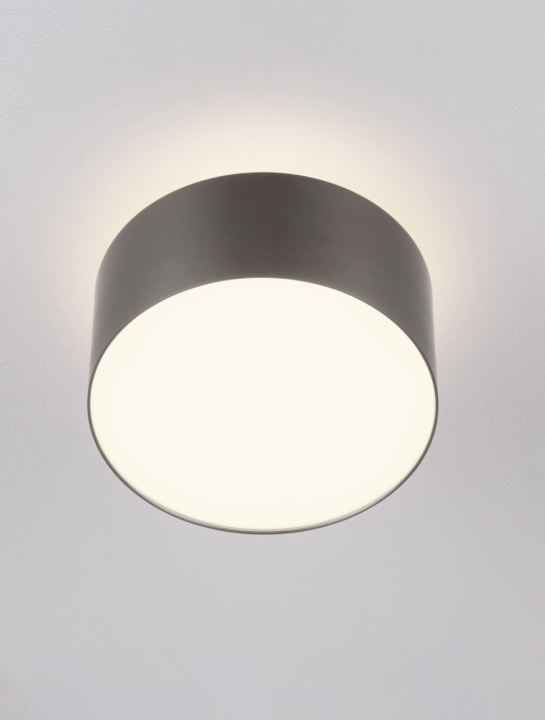 Plafoniera Οζεν Nikel / Negru Ø14 x H 8,8 cm - Img 5