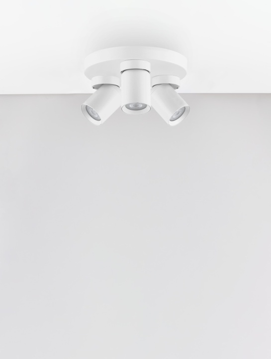 Plafoniera Amecy Alb Ø22 x H 12,5 cm - Img 3
