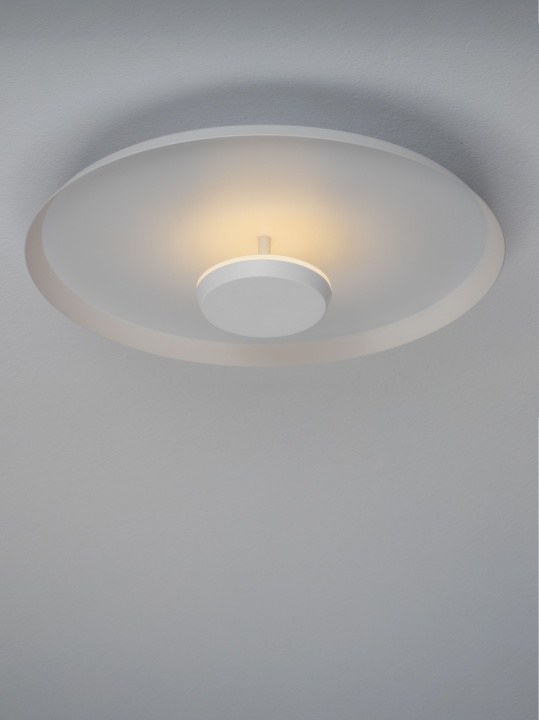 Plafoniera Dorell Alb Ø35,5 x H 10 cm - Img 2