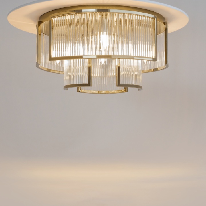 Plafonieră Frame Ø 55.4 cm E14 - Auriu - Img 2