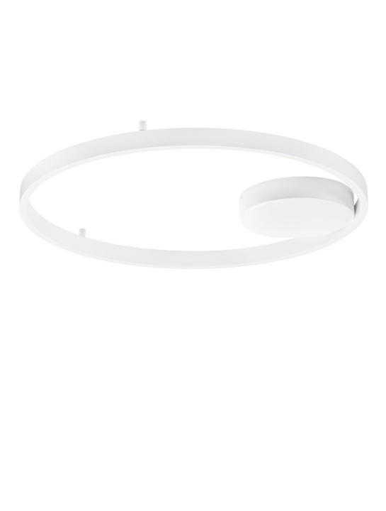 Plafoniera Hedra Alb Ø60 x H 5 cm - Img 2