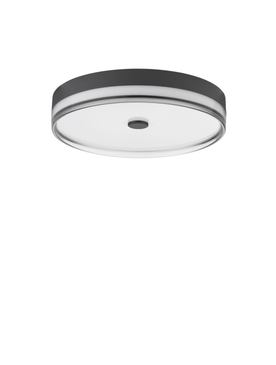 Plafoniera Helios Negru / Smokey Ø50 x H 9,7 cm - Img 2