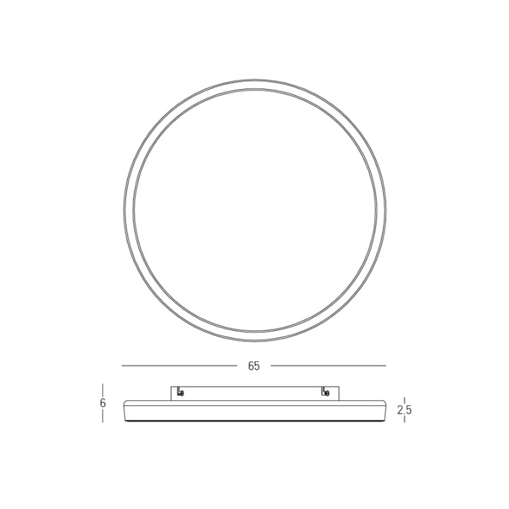 Plafonieră Pure Disk LED 2700K-3200K-4000K - Negru - Img 3