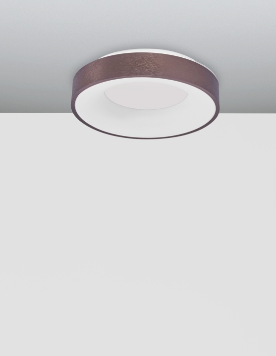 Plafoniera Rando Thin Brushed Coffee Ø38 x H 9 cm - Img 4