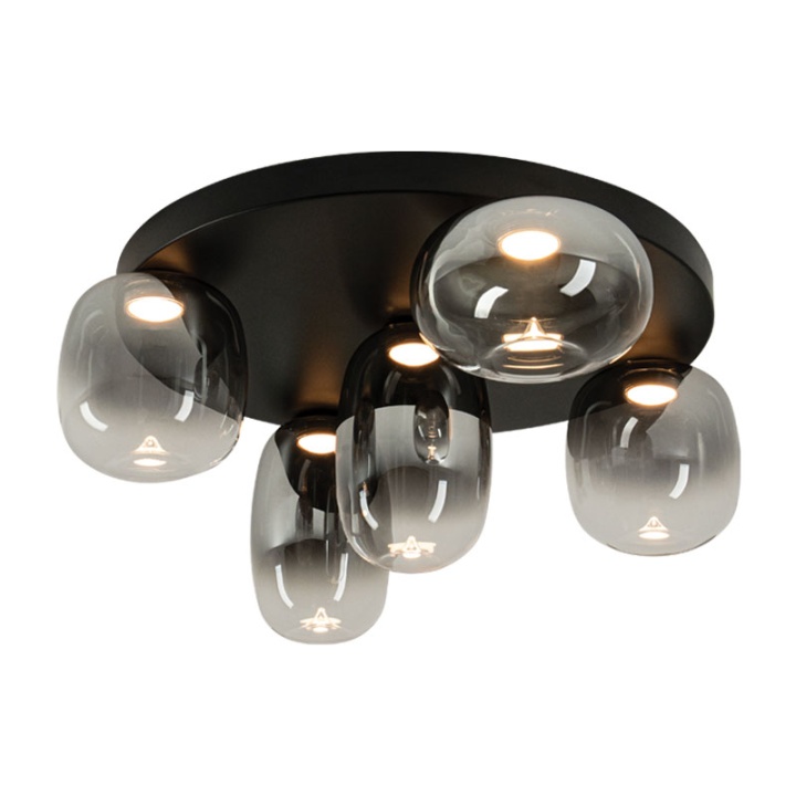 Plafonieră Vitro 2616 LED 18W 3000K – negru mat metal - Img 3