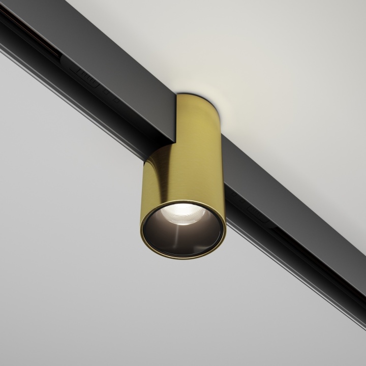 Proiector pentru sina Sina magnetica Exility DIMABIL - 19.3 cm, Brass - Img 2