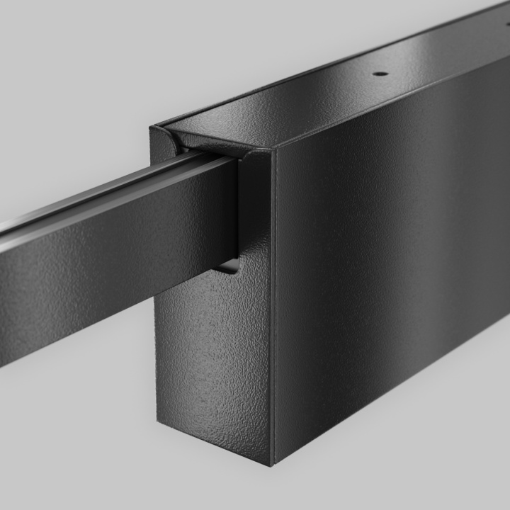 Proiector pentru sina Sistem Flarity - 23.2 cm, 3000K Negru - Img 4