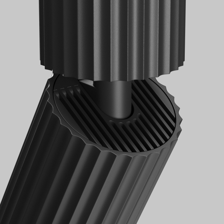 Spot aplicat Calipso - H 13.7 cm, Negru, GU10 - Img 3