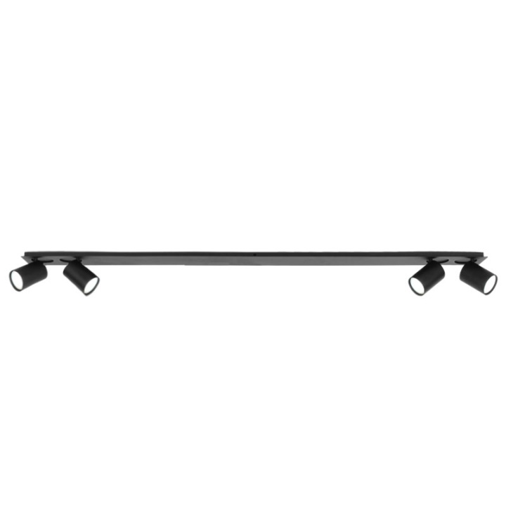 Spot aplicat Vista 2671 4XGU10 5W – negru texturat - Img 3