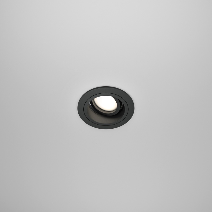 Spot incastrat Atom - Ø 9.2 cm, Negru, GU10 - Img 2