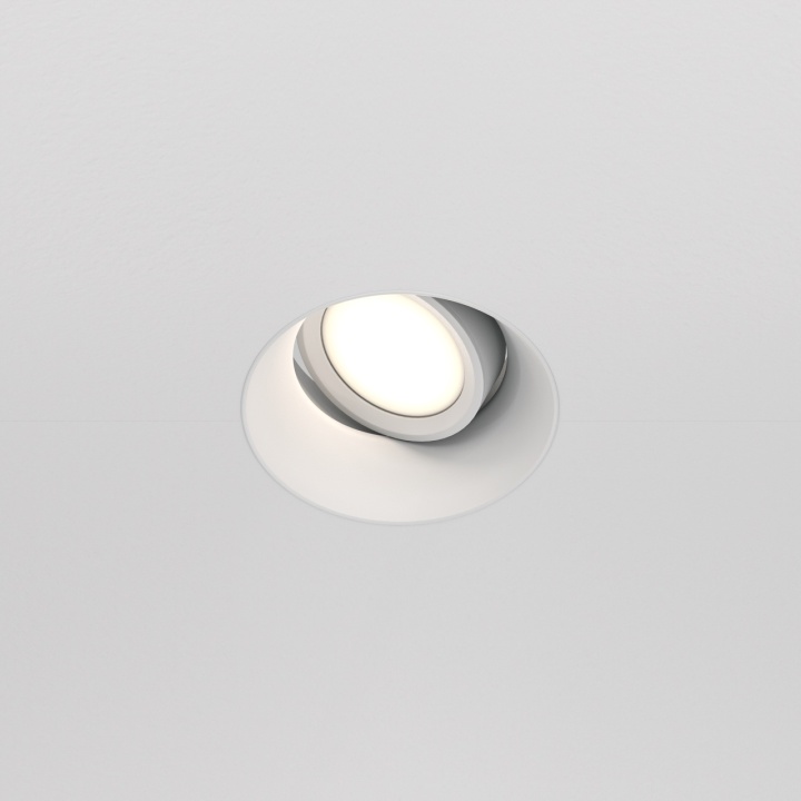 Spot incastrat Dot - L 11.8 x l 9 cm, Alb, GU10 - Img 2