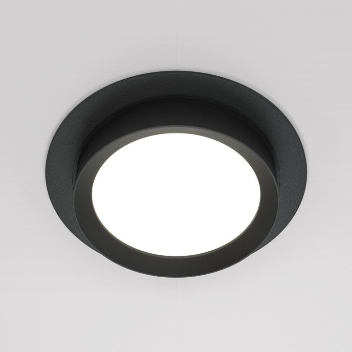 Spot incastrat Hoop - Ø 11 cm, Negru, GX53 - Img 2