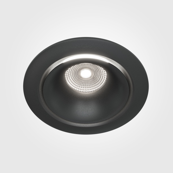 Spot incastrat Yin - Ø 9.8 cm, 4000K, Negru - Img 2