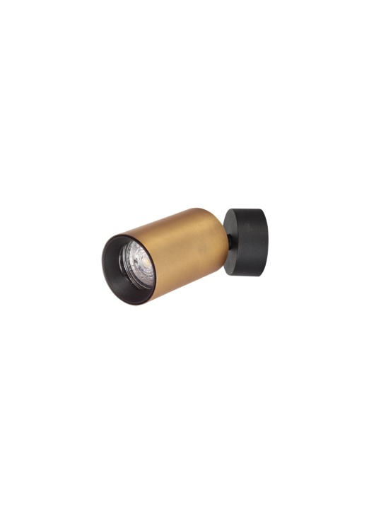 Spot Inus Negru / Auriu Ø5,7 x H 13 cm - Img 2