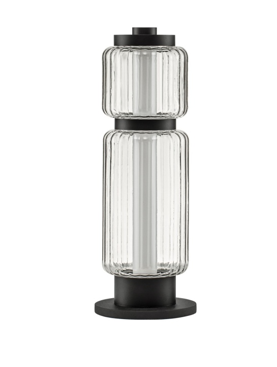 Veioza Liessa Negru / Transparent Ø14 x H 39 cm - Img 2